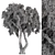 Vibrant Purple Wisteria Tree Set 3D model small image 3