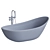 Modern Oval Freestanding Bathtub 2017 3D model small image 2