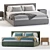 Luxury Meridiani Stone Bed Option 3D model small image 2