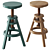  Folk Adjustable Stool Model 3D model small image 1