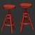  Folk Adjustable Stool Model 3D model small image 3