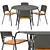 Gamma Outdoor Dining Set Excellence 3D model small image 1