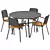 Gamma Outdoor Dining Set Excellence 3D model small image 2