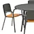 Gamma Outdoor Dining Set Excellence 3D model small image 5