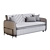 Leath-aire Convertible Sofa Bed Storage 3D model small image 3