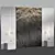 Geometric Stone Headboard Panel 3D model small image 3