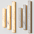 Elegant Marble Wall Lamp Set 3D model small image 1