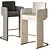 Modern Stool Odiseeia 3D Model 3D model small image 2