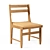 Guillerme & Chambron Oak Dining Chairs 3D model small image 1