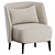 Poliform Sunday Armchair Set 3D model small image 7