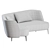 Sleek Sunday Sofa Curve, Poliform 3D model small image 4