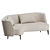 Sleek Sunday Sofa Curve, Poliform 3D model small image 7