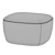  Cosmo Topo Ottoman Pouf 3D model small image 4