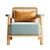 Toledo Low Armchair 3D Model 3D model small image 2