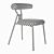 Elegant Realm Side Chair 3D model small image 6