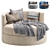 Elegant Winona Daybed by Cazarina 3D model small image 1