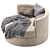 Elegant Winona Daybed by Cazarina 3D model small image 4