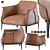 Luxurious ARCHIBALD LARGE Designer Armchair 3D model small image 1