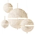 Vakkerlight Postkrisi Metal Fabric Pendant 3D model small image 1