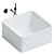 Consero 1200mm Freestanding Stone Bath 3D model small image 2