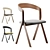 Diverge Chair with 3 Colors 3D model small image 1