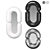 Celestial Ceramic Wall Mirror Collection 3D model small image 1