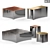 Modern Geometric Metal Sculptures 3D model small image 1