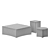Modern Geometric Metal Sculptures 3D model small image 3