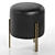 Modern Melange Foot Stool Home 3D model small image 6