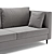 Convertible Sofa Lars Corona 7 3D model small image 3