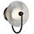 Round Relief Wall Light Alora 3D model small image 1