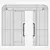 Modern Aluminium Door Model 351 3D model small image 5