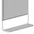 Nkuku Harni Mango Mirror Shelf 3D model small image 5