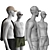 Beachwear Mannequins with Accessories 3D model small image 6