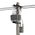 Electric Pole 3D Model Obj 3D model small image 3