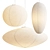 Sculptural Vitra Akari Pendant Lights 3D model small image 1