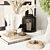 Elegant Interior Decoration Set 3D model small image 3