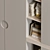 Sleek Wardrobe Storage Solution 3D model small image 2