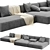 Lema Cloud Modular Sofa: Versatile Comfort 3D model small image 2
