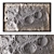 Lunar Surface Wall Decor 3D model small image 1