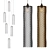 Sleek Glass Tube Pendant Light 3D model small image 1