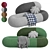Modern Loop Armchair Design Sancal 3D model small image 1