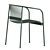 Stylish Velit Armchair by Plank 3D model small image 2