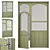 Corona Aluminium Door 355 Render 3D model small image 1