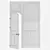 Corona Aluminium Door 355 Render 3D model small image 4
