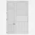 Corona Aluminium Door 355 Render 3D model small image 5