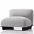 Modern Design Ralik Armchair 3D model small image 3