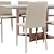 Velv Dining Chair and Impression Table 3D model small image 4