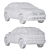 Modern Volkswagen Nivus 3D Model 3D model small image 3