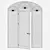 Corona Render Aluminium Door Model 3D model small image 4